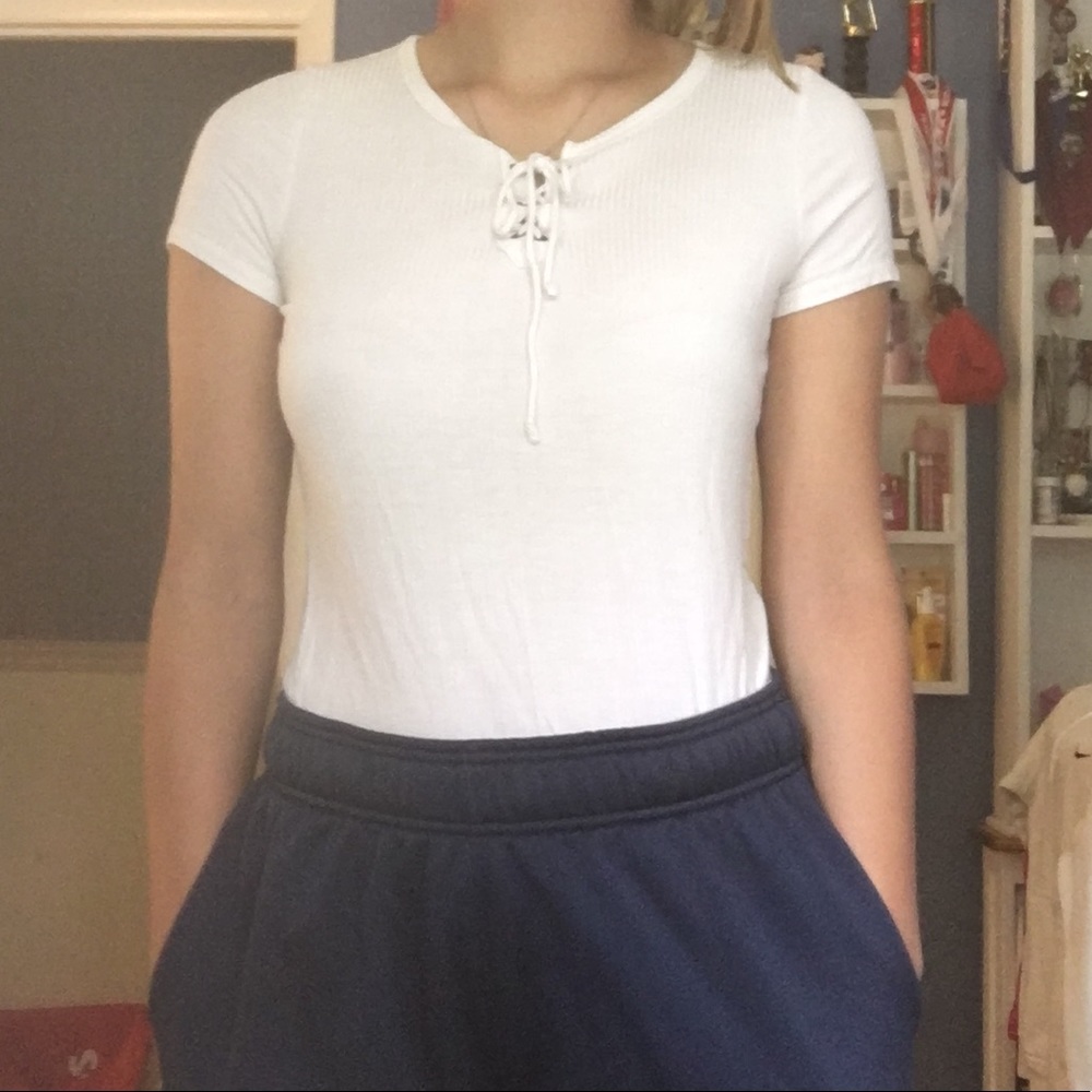 Really cute white top
